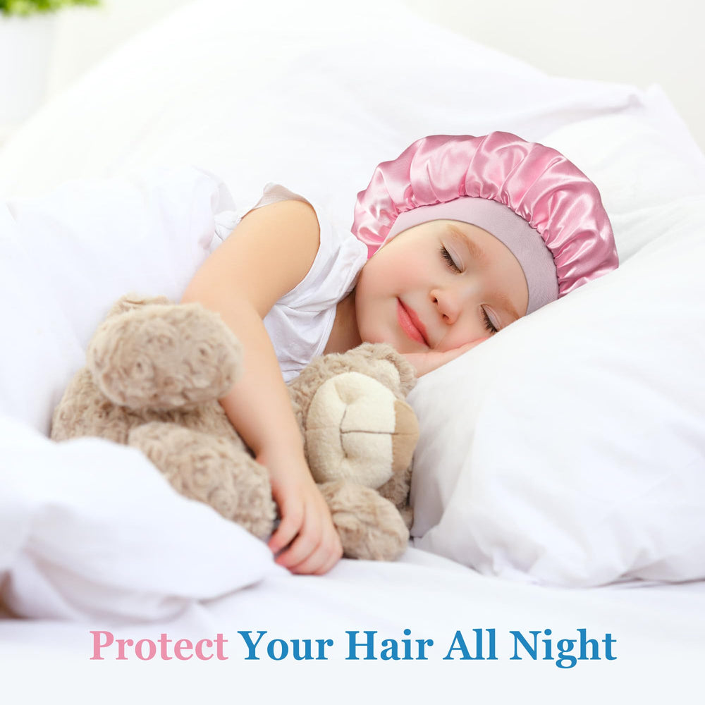 Choshion 3-pack bonnet set photo shows versatile sizing for kids