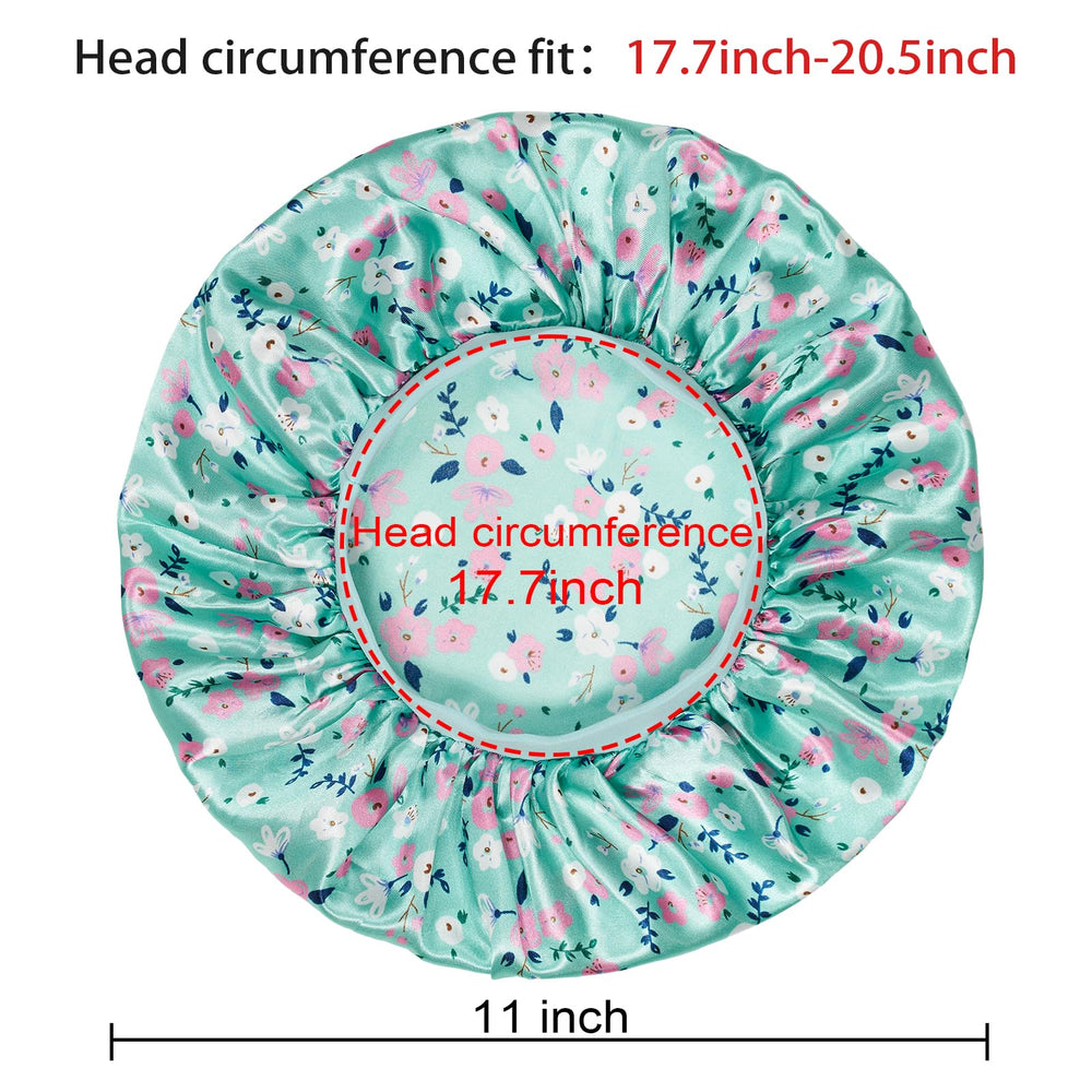 Choshion satin bonnet for curly hair supports frizz-free mornings.