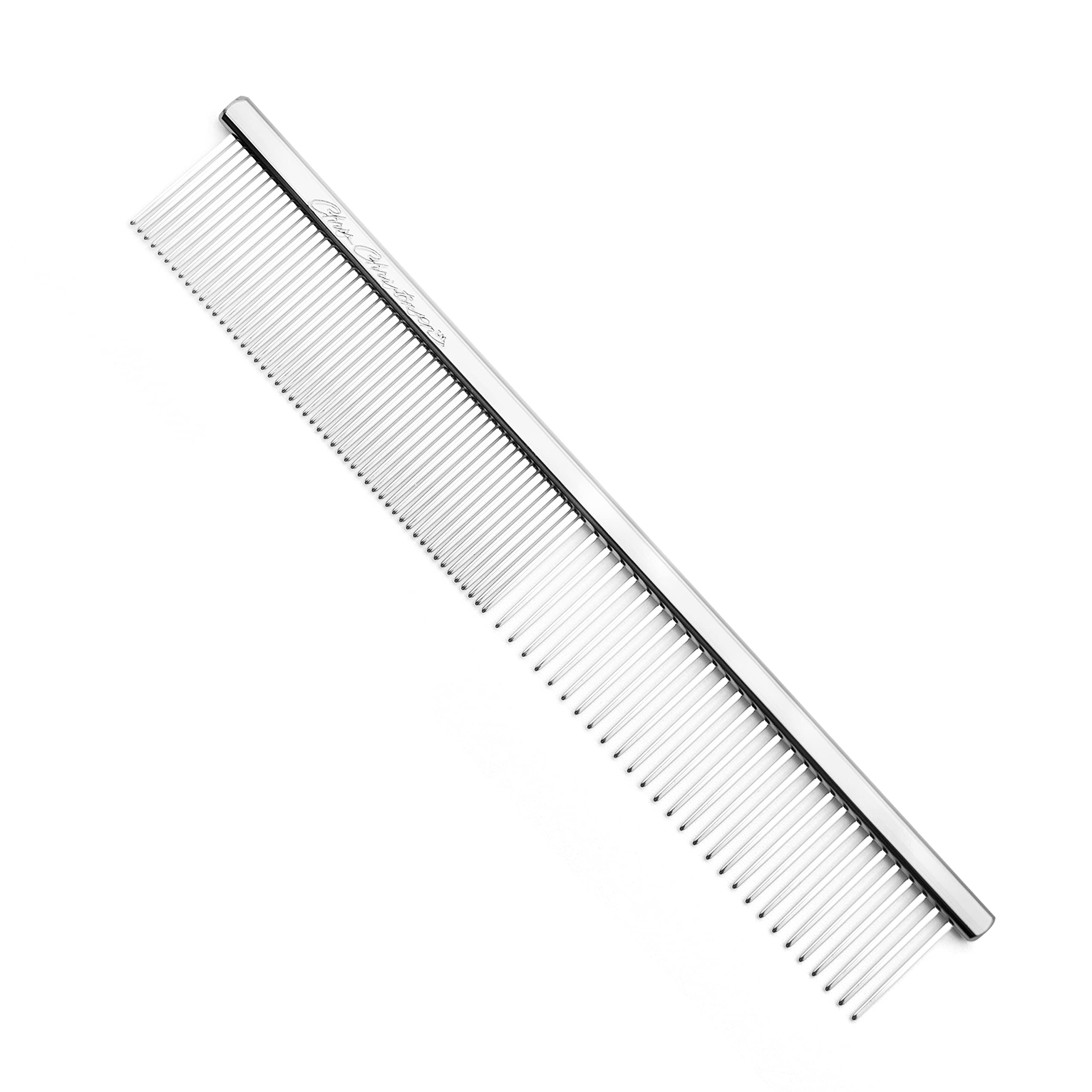 Chris Christensen Buttercomb chrome finish delivers smooth glide through coats