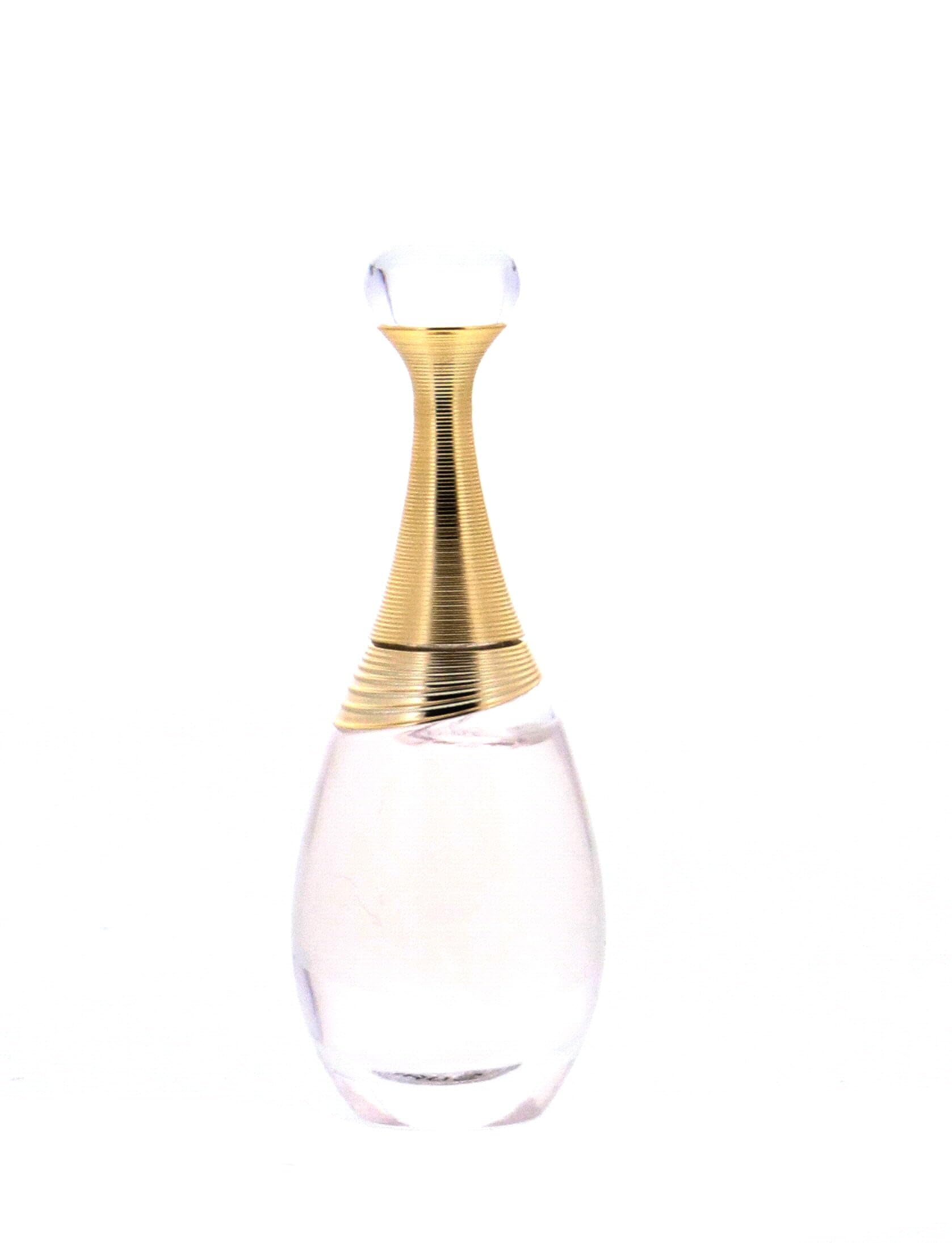 Christian Dior J'adore mini packaging image emphasizes compact, ideal for on-the-go.