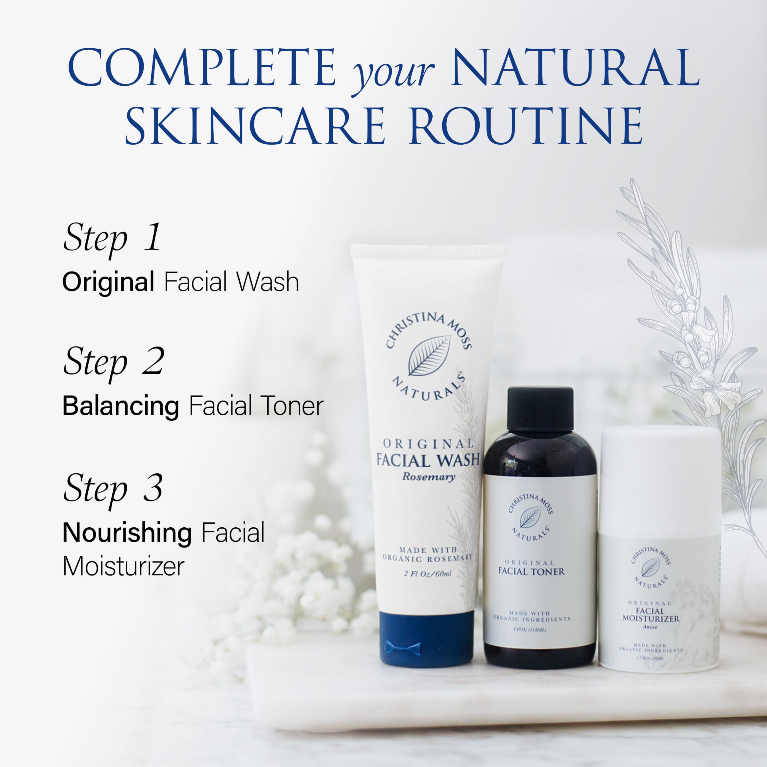 Christina Moss Naturals clean-beauty pledge—non-toxic, transparent ingredients you can trust.