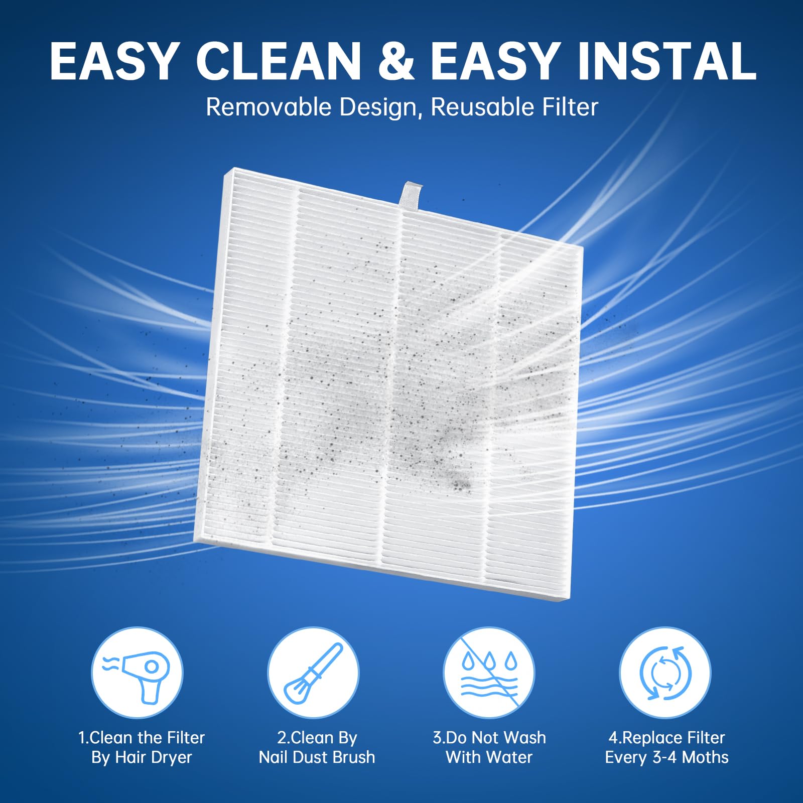Christine Shelly nail dust collector filter system demonstrates smart pull-sensing filtration