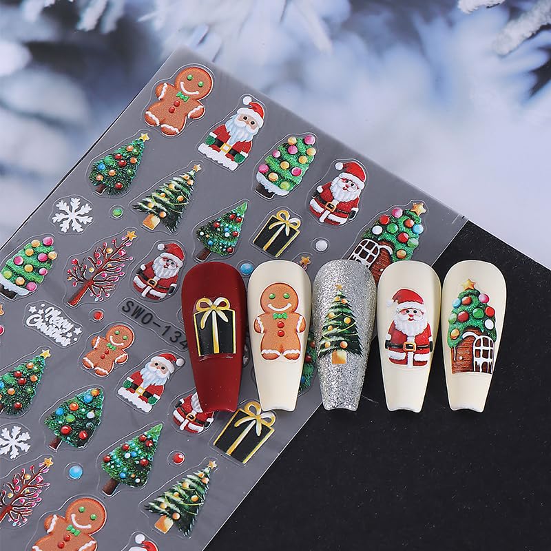 christmas-nail-stickers gift-ready packaging for holiday gifting