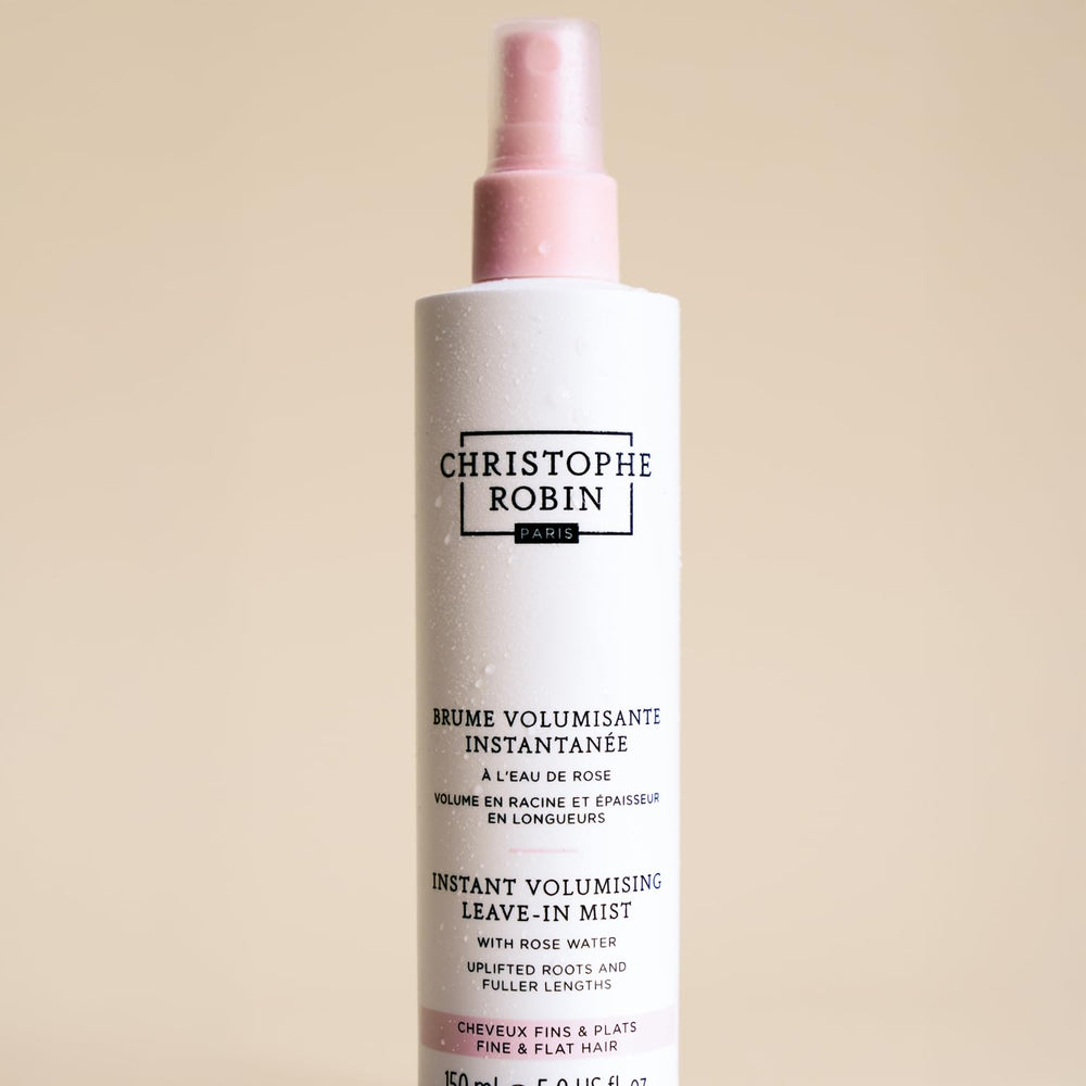 Christophe Robin rose oil protects color while nourishing strands.