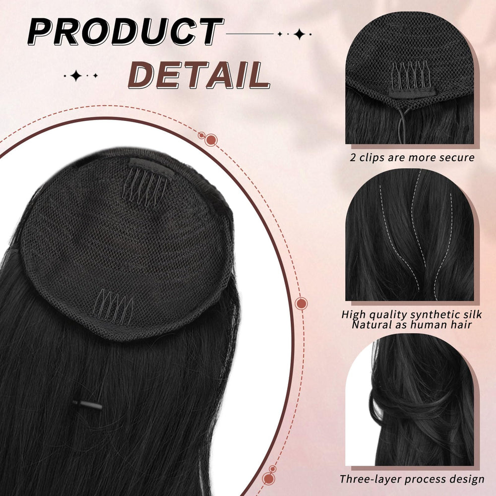 CHRSHN ponytail enhances everyday looks for daily use and events.