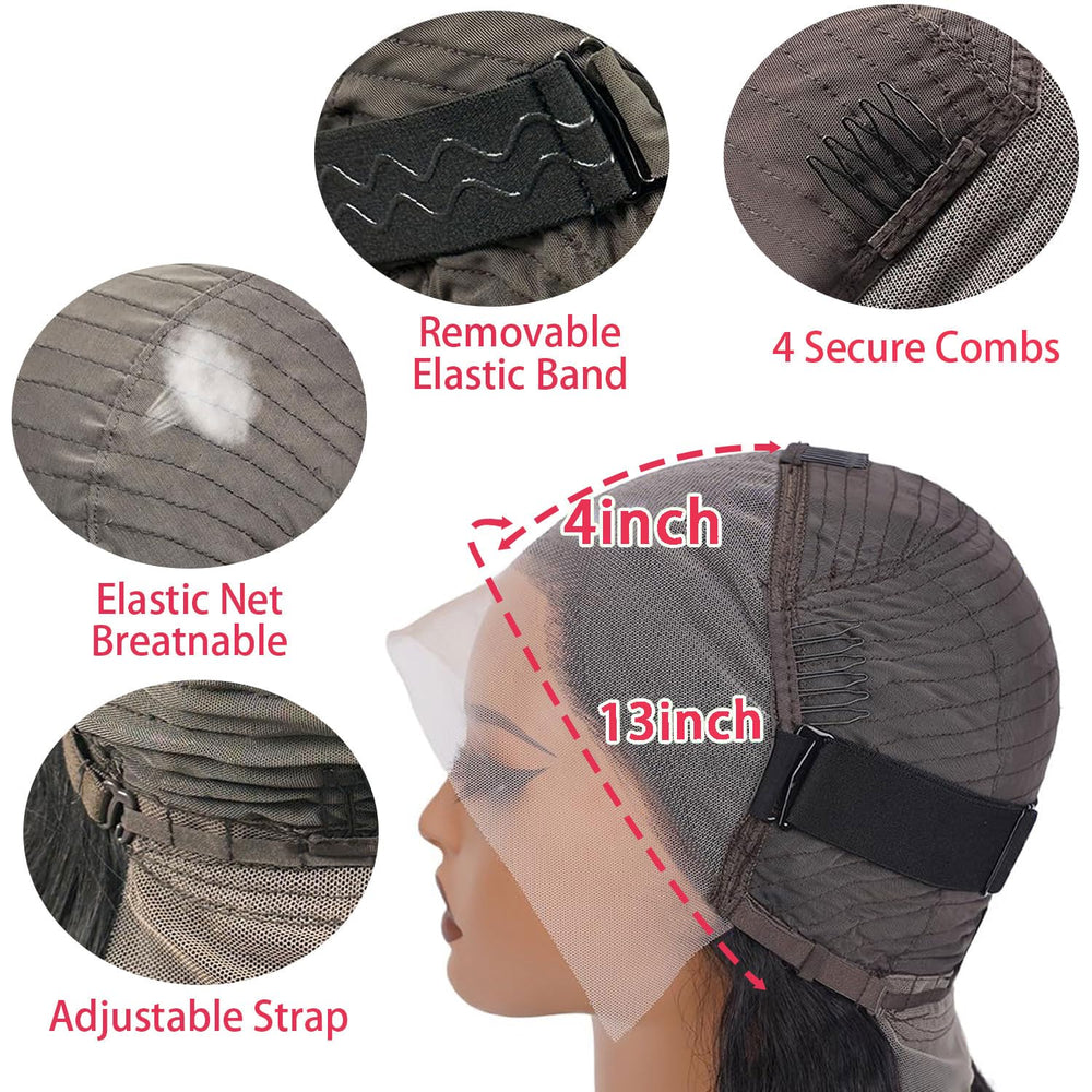 Chsxc pre-plucked hairline with baby hairs for natural look