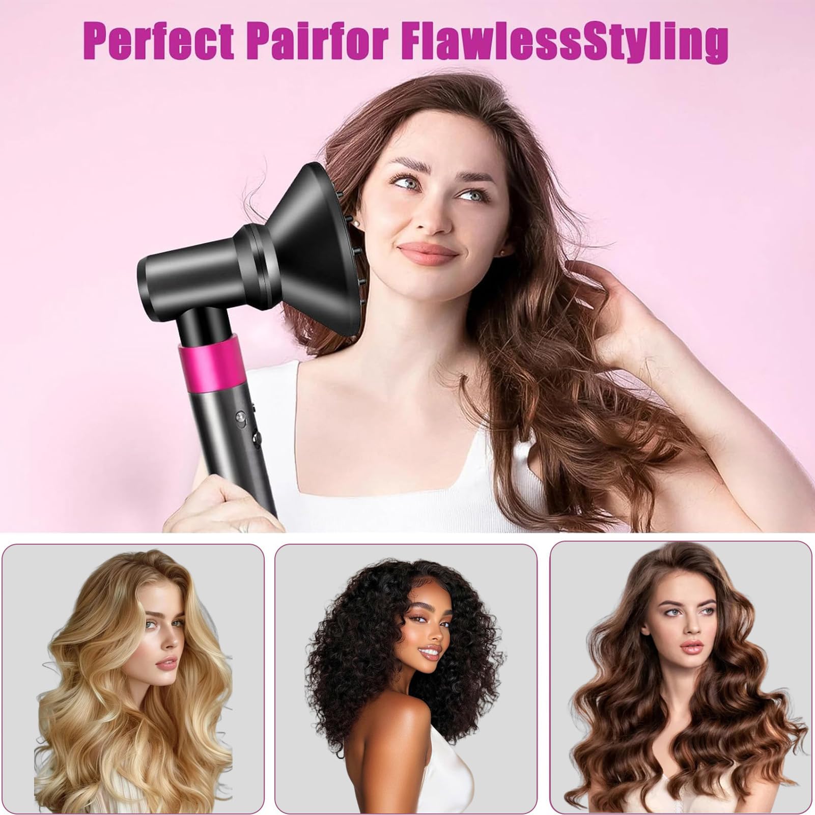 Chuancheng diffuser set in-use shot – enables salon-like results at home.