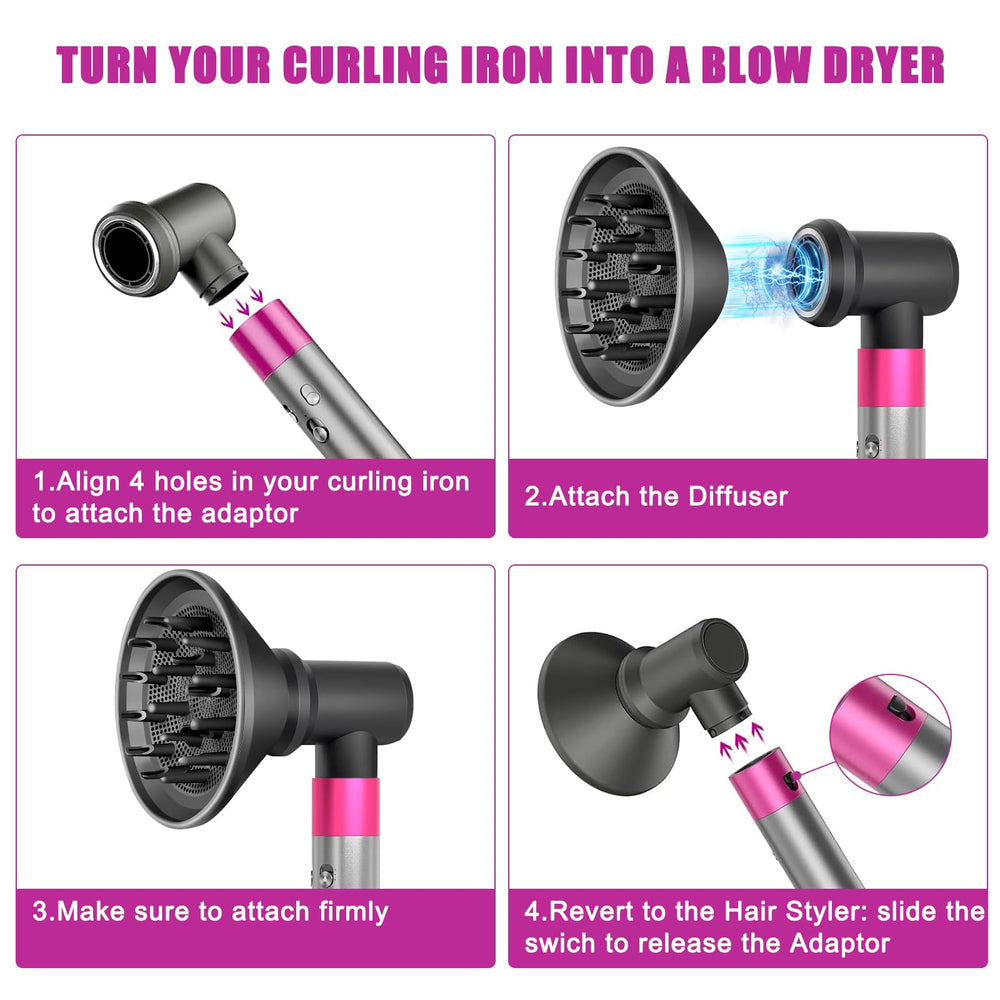 Chuancheng quick-dry diffuser – speeds up drying while preserving curls.