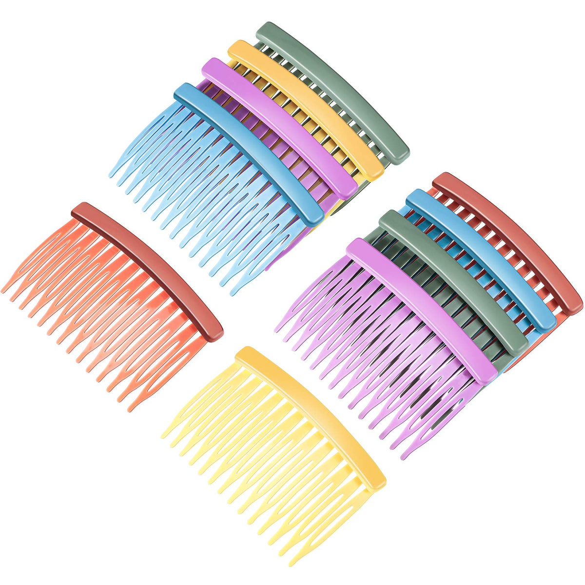 Chuangdi 10-piece hair combs packaged for gifting and styling versatility.