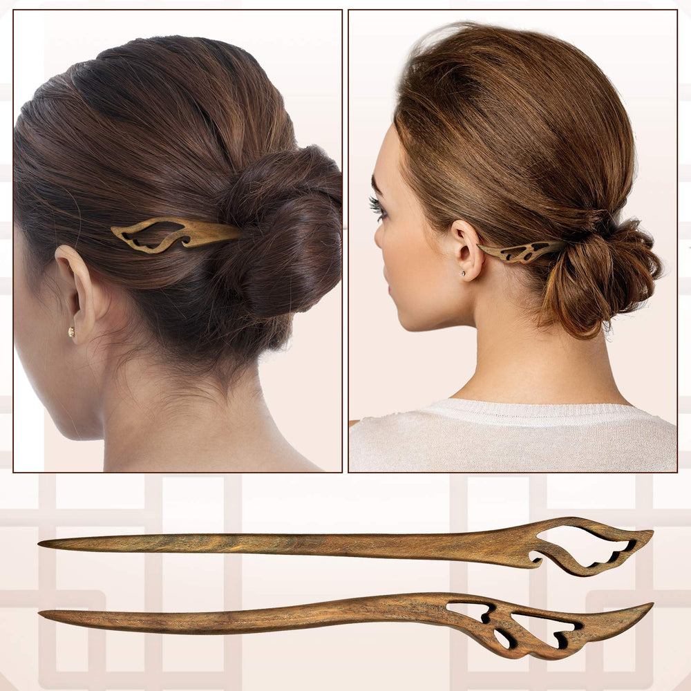 Chuangdi chignon-maker accessory in action creating a secure bun.