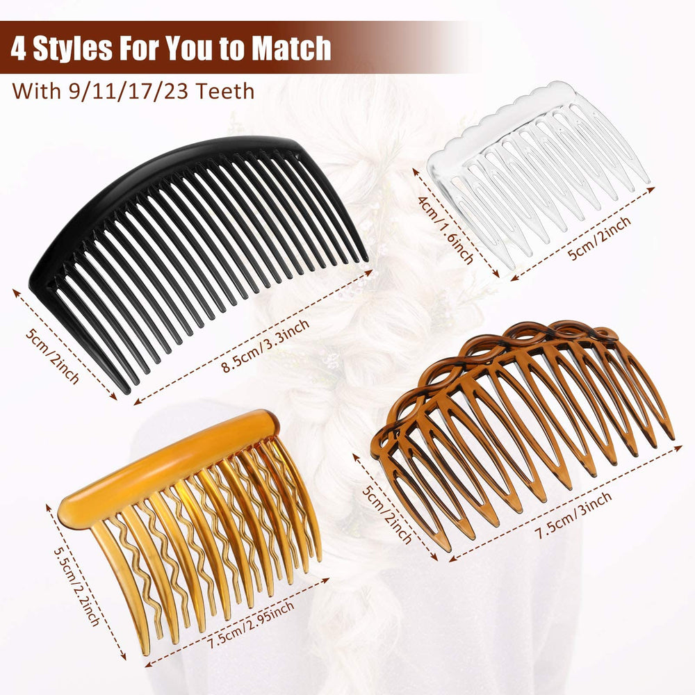 Chuangdi various-teeth-sets enable precise hold for bangs and updos.