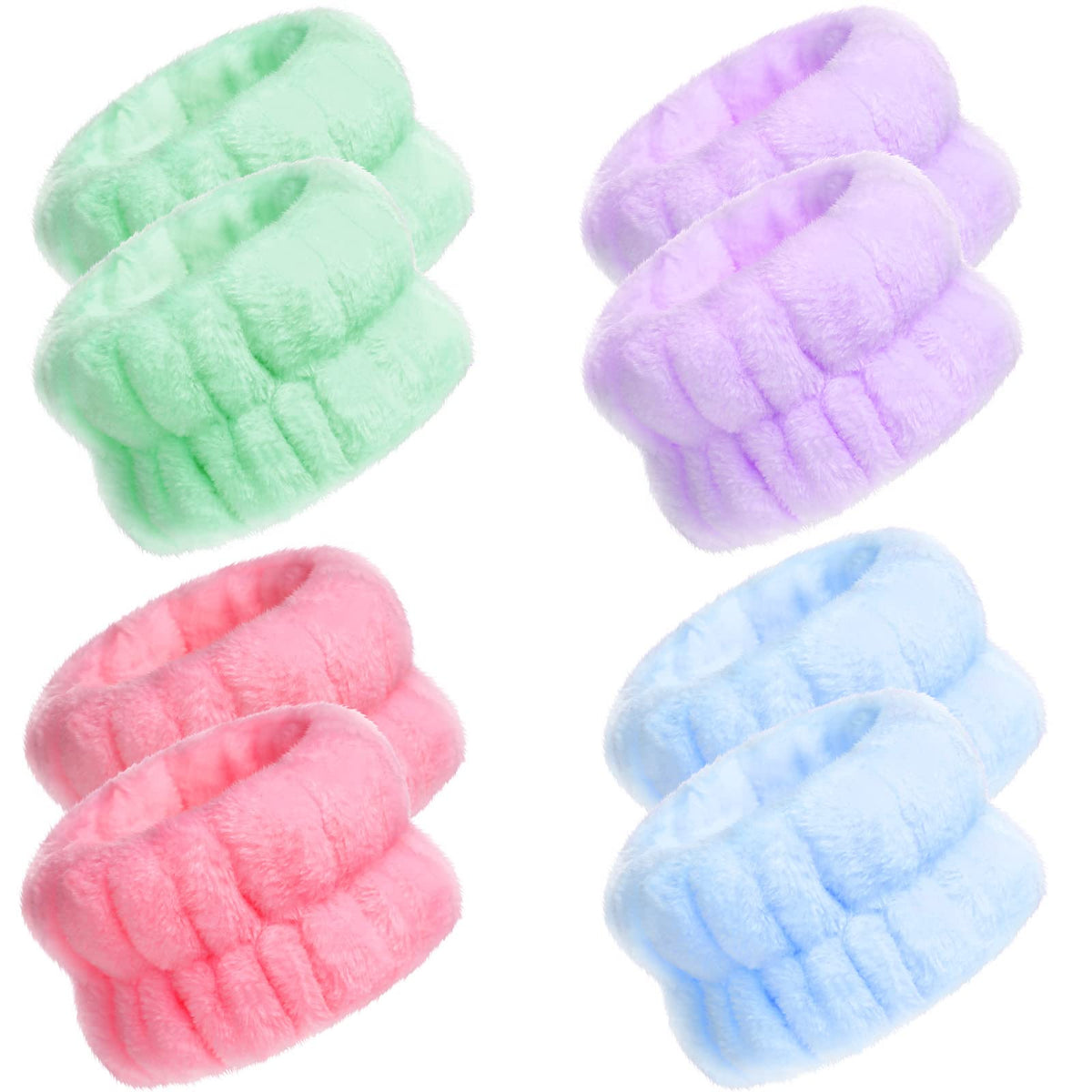 Chuangdi wrist bands set of four colors to help prevent liquid spills while washing