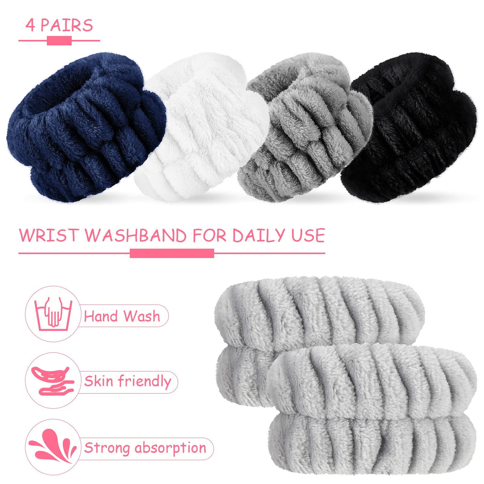 Chuangdi wrist bands bright color pack adds mood and easy sharing