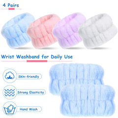 Chuangdi wrist spa wash band elastic fit stays secure during activities.