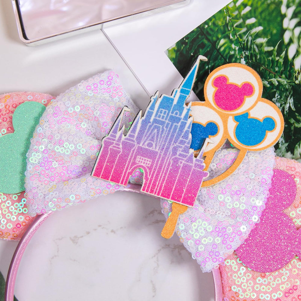 CHuangQi party photo-prop mouse ears ideal for birthdays and Disneyland-inspired looks.