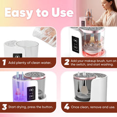 Chufa USB-C touch-control panel enabling one-button cleaning.