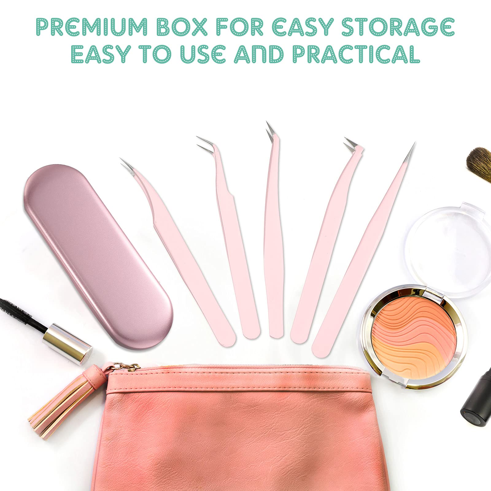 Chumia compact travel lash tweezer box for on-the-go beauty tasks.