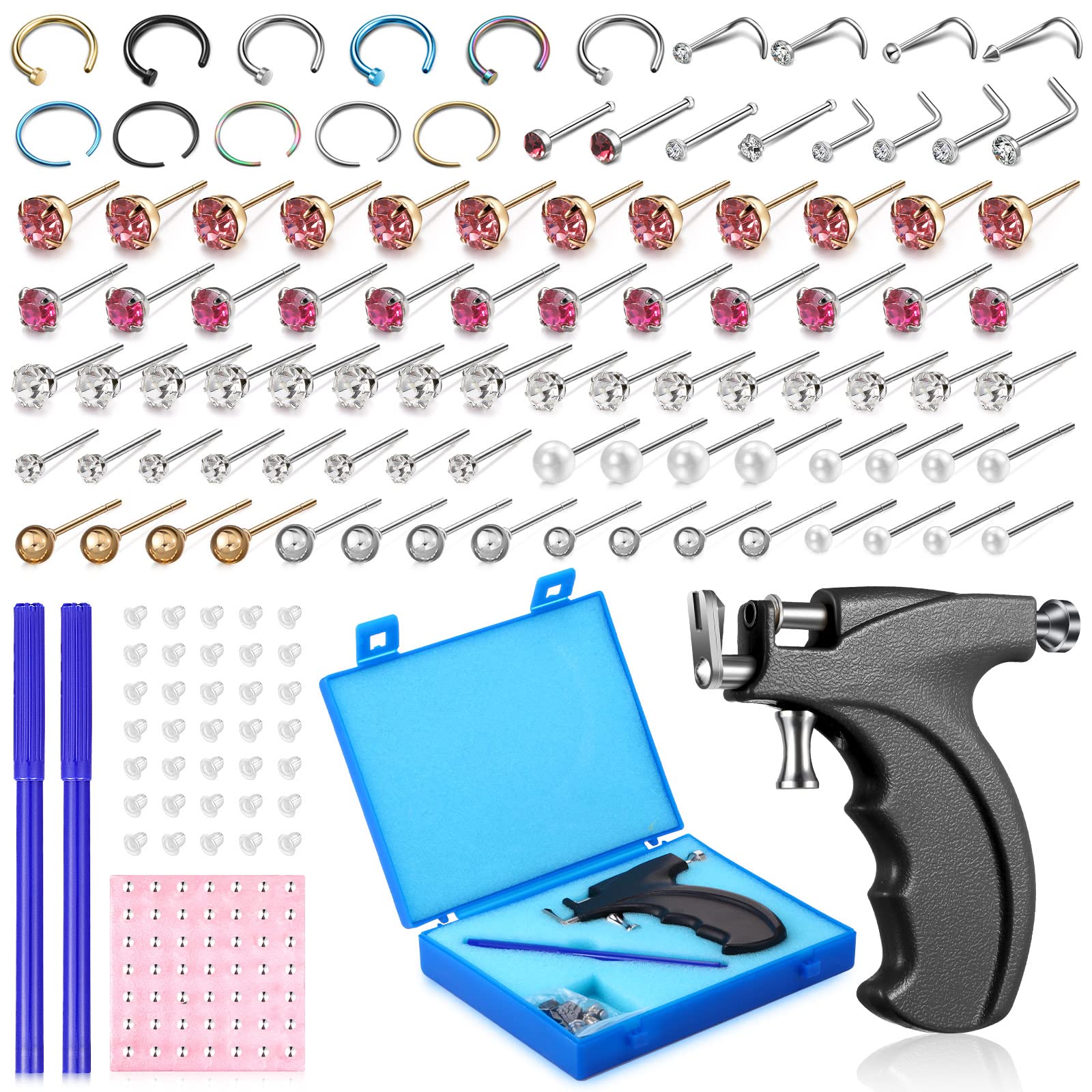 Chumia ear-piercing-gun-kit enables precise, quick ear piercings at home or in a salon.