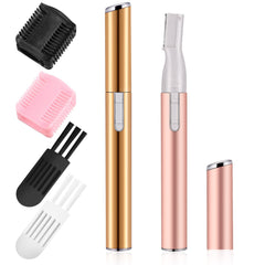 Chumia eyebrow trimmer 2pcs front view shows compact travel-ready design.