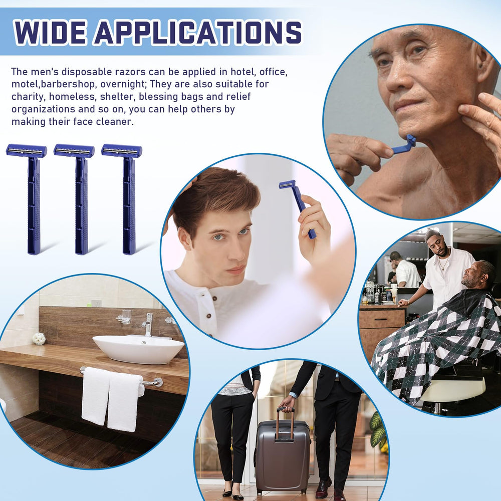 Chumia charity-donation image emphasizes bulk razors supporting shelters and relief efforts