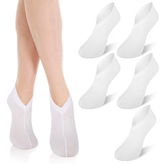 CIATBYYJ 10-pack white spa cotton socks packaging for convenient home foot care.