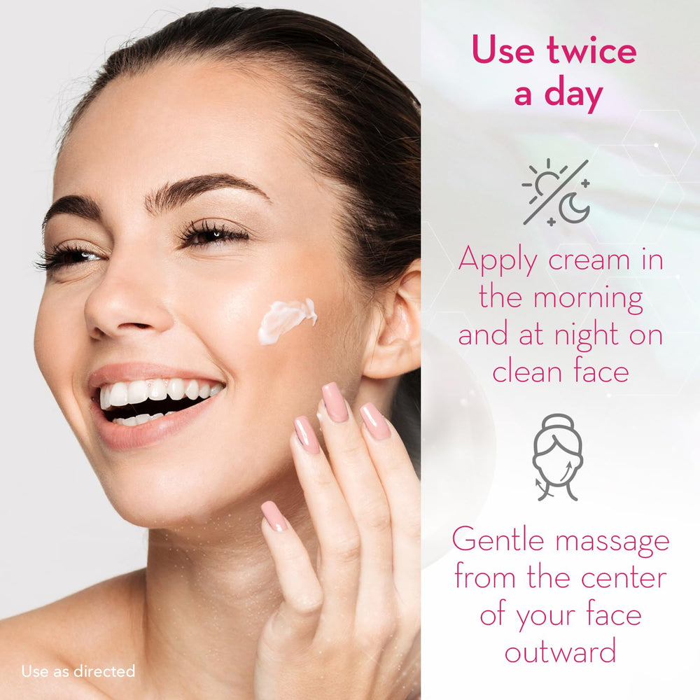 Cicatricure Antimanchas night routine application image suggests daily care.