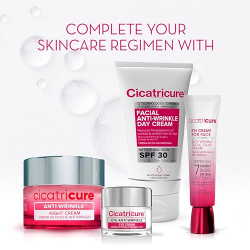Cicatricure consumer study results graphic indicating wrinkle improvement