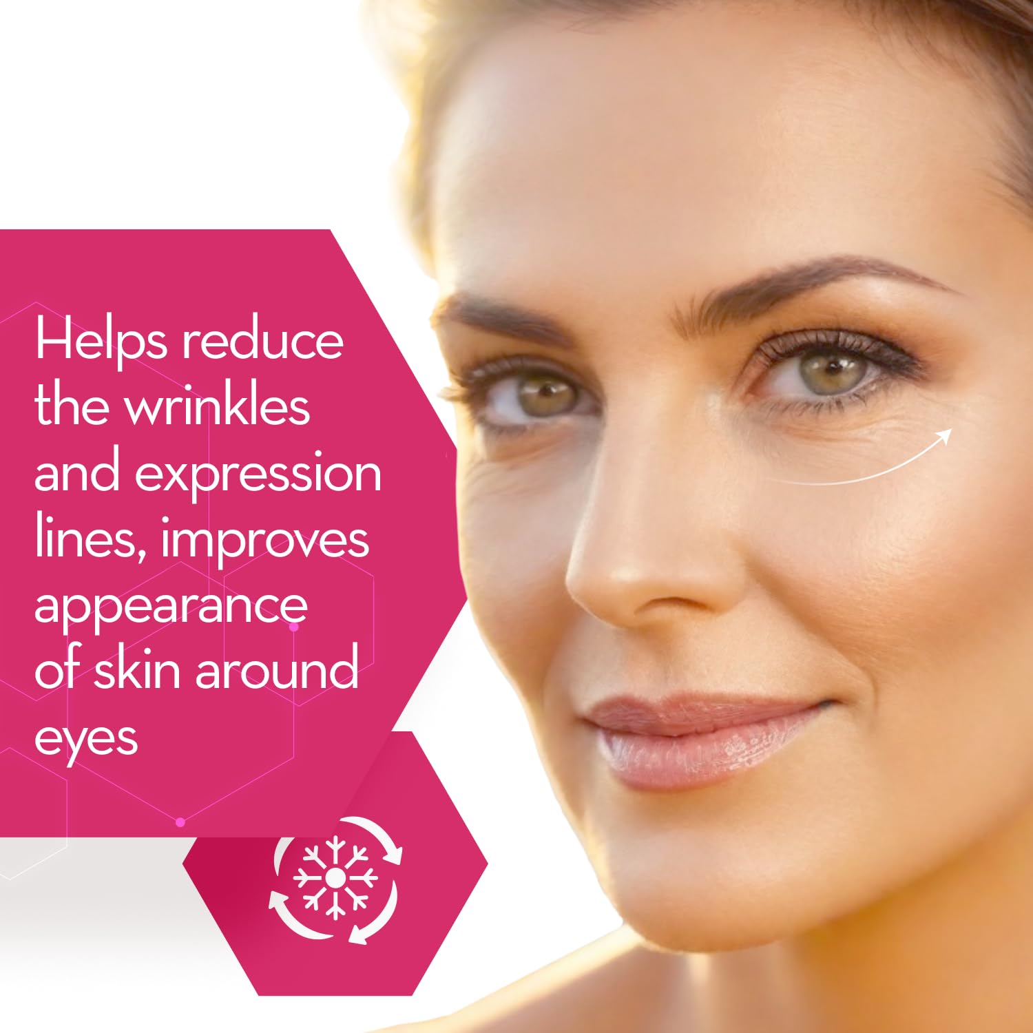 Cicatricure-eye-bags image hints at reduced puffiness potential.