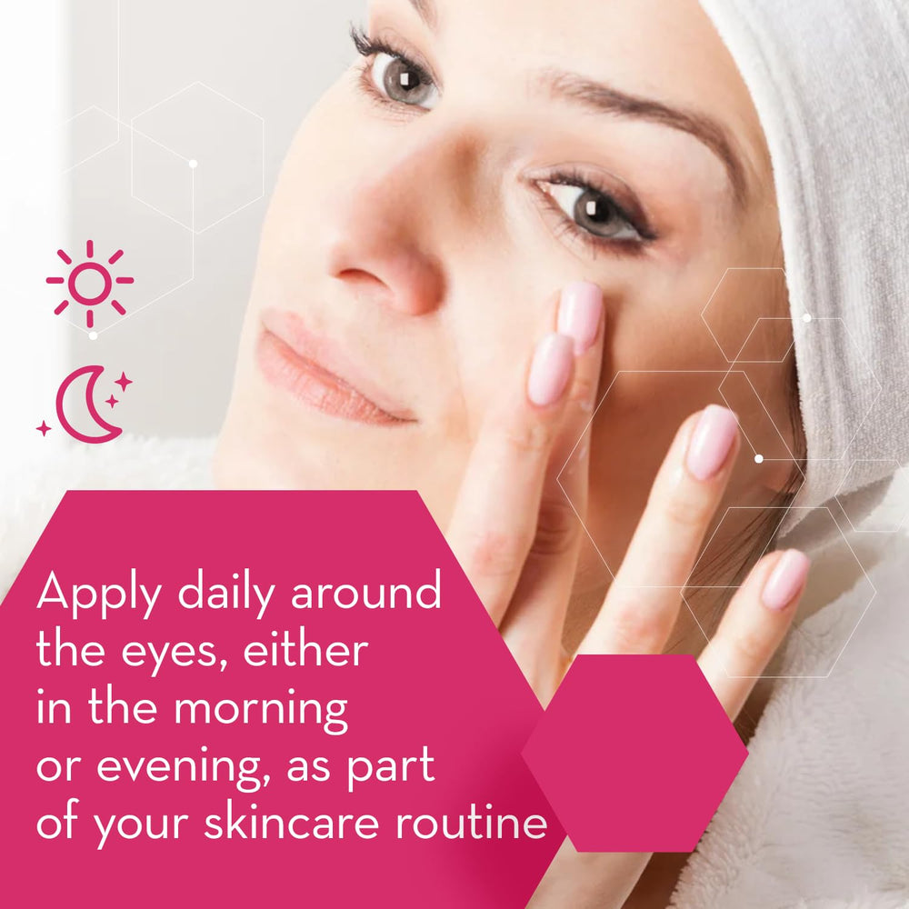 Cicatricure-eye-makeup-prep image shows smoother base for makeup.