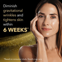 Cicatricure Gold Lift Night Cream featuring gold particles for luxurious care