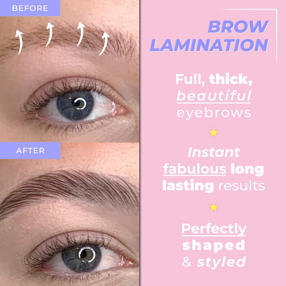 Application tools from CICI Lash kit for precise brow shaping