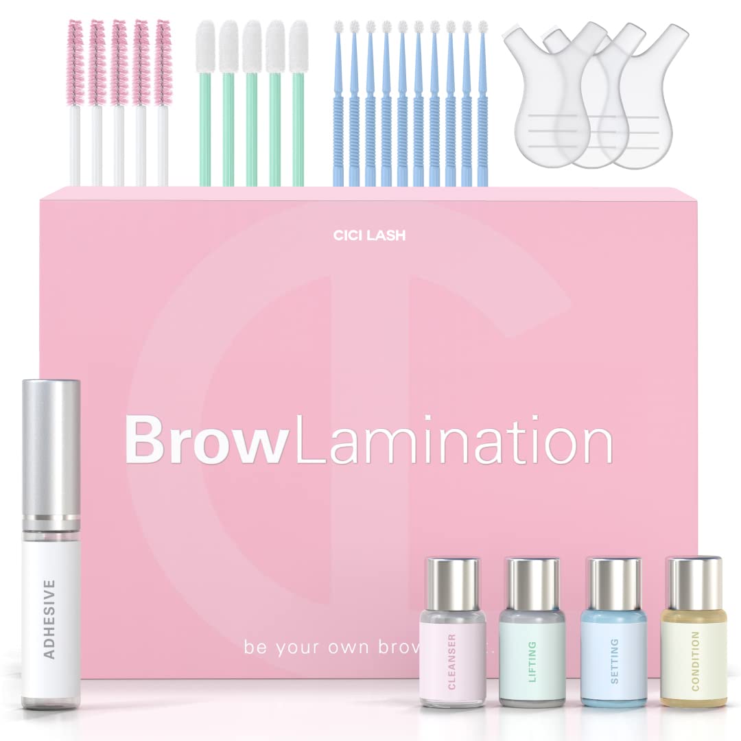 CICI Lash Brow Lamination Kit packaging showing professional-at-home brow lift concept