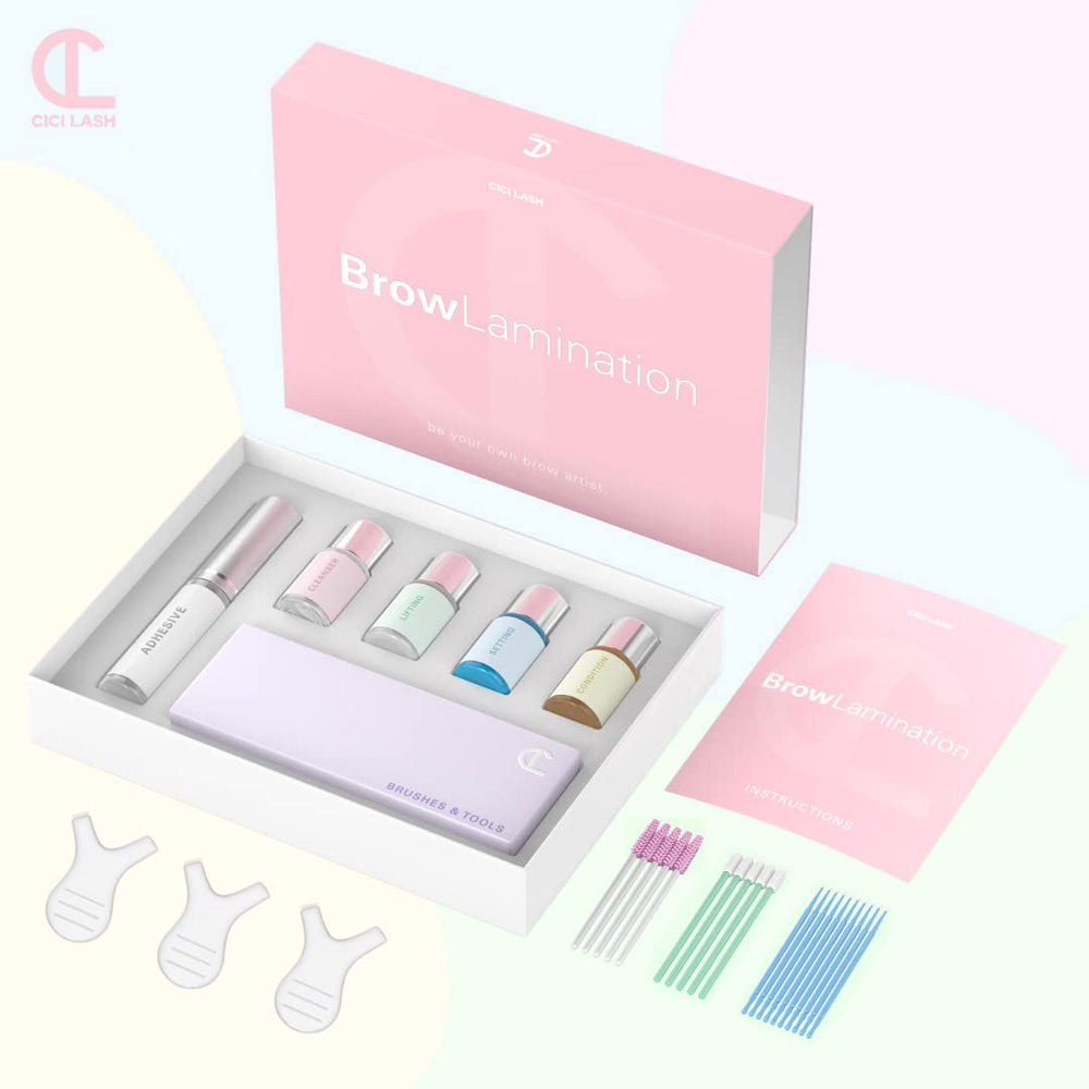 Salon-quality brow lift at home with CICI Lash kit