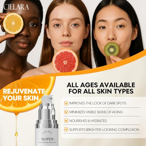 CIELARA skin routine image depicts daily use for hydration and glow.