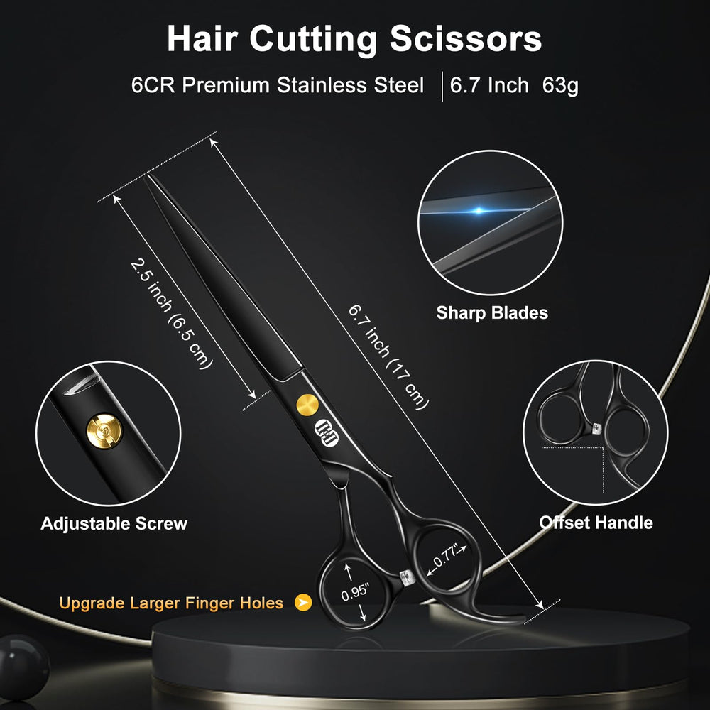 CIICII 6CR stainless steel blade close-up highlighting long-lasting sharpness