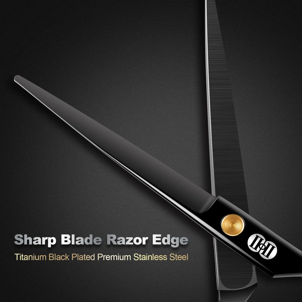 CIICII hair cutting scissors muffler design minimizes noise during trimming.