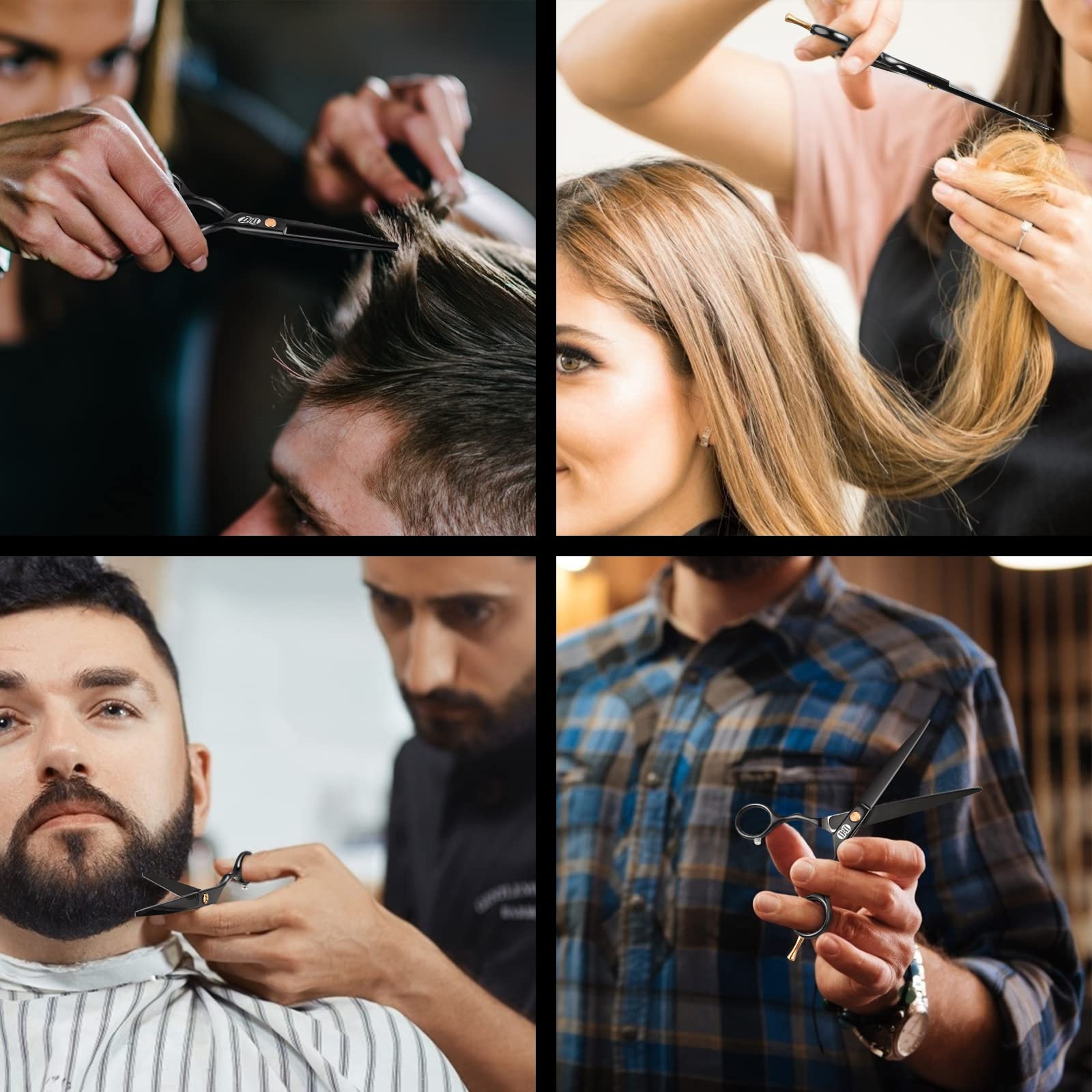CIICII hair cutting scissors craftsmanship close-up highlights precision and quality.