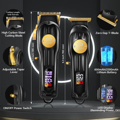 CIICII zero-gap T-blade trimmer close-up for precise outlining and carving.