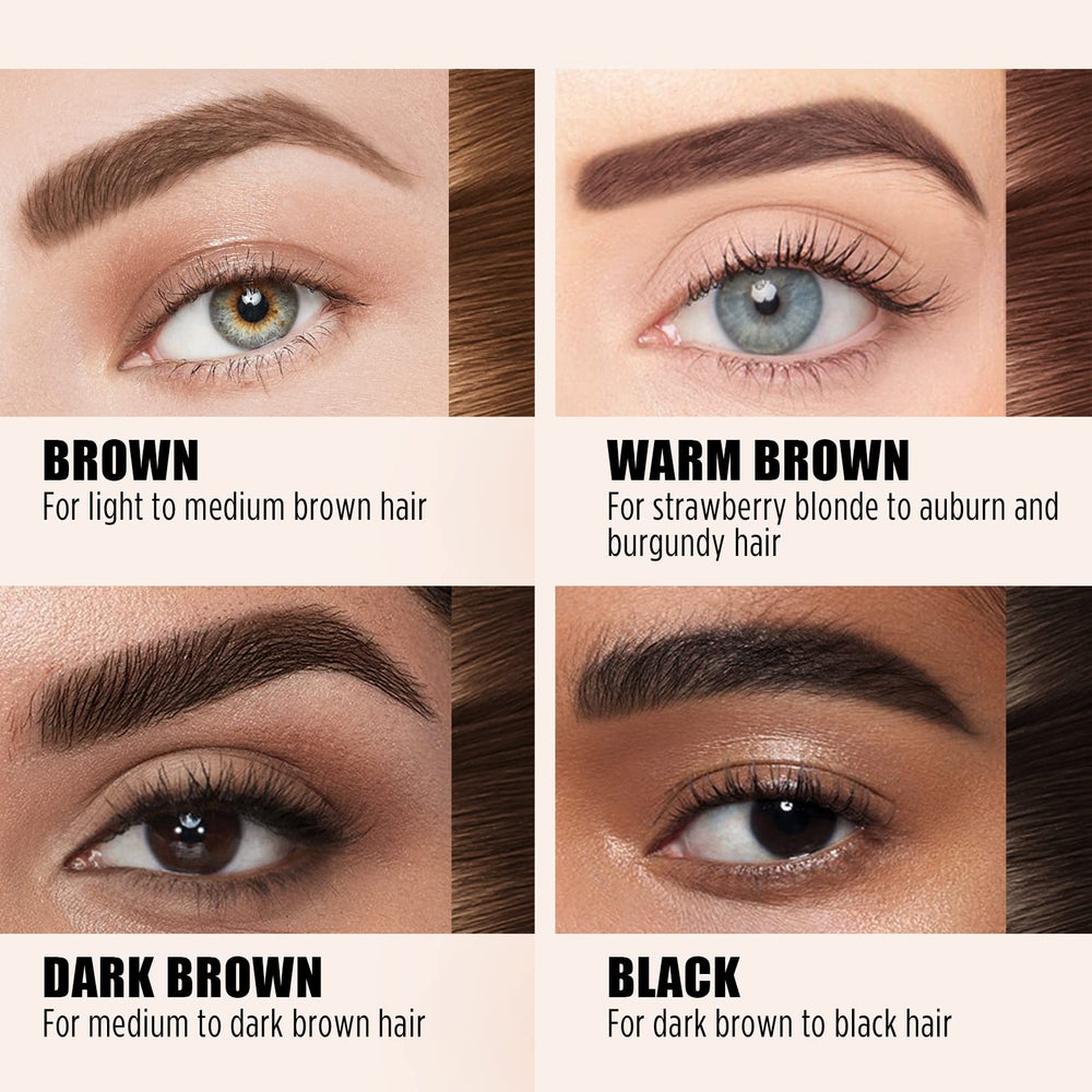 Cilrofelr brow before-after shows enhanced definition without salon tint