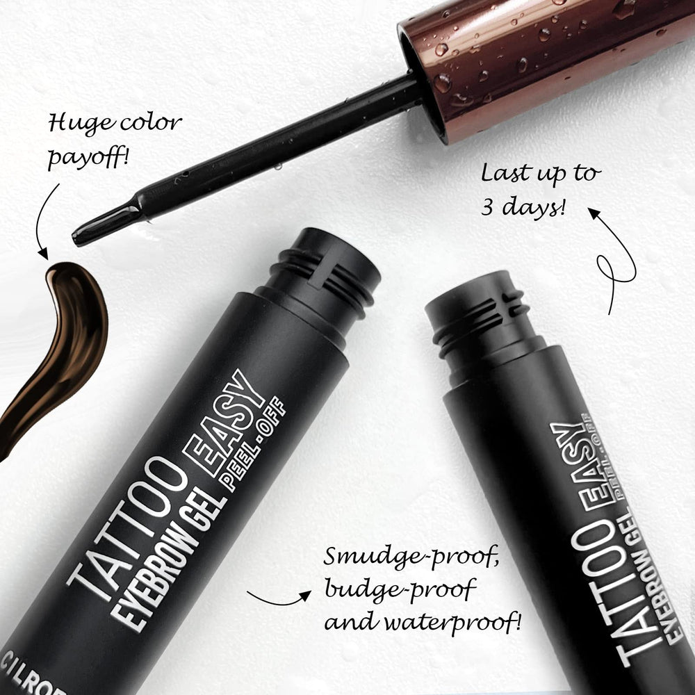 Cilrofelr brow gel fine brush tip for precise brow filling