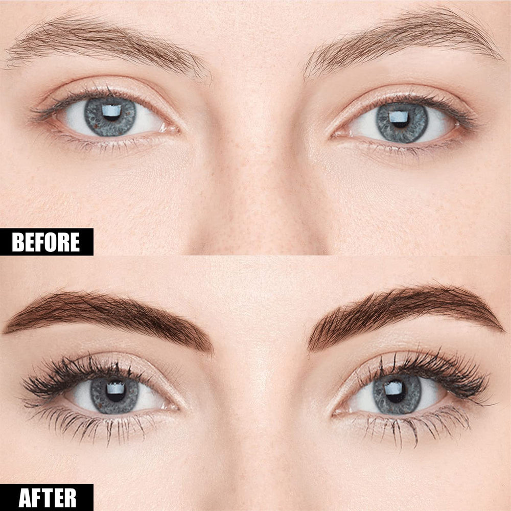 Cilrofelr brow tint application demonstrates buildable color versatility