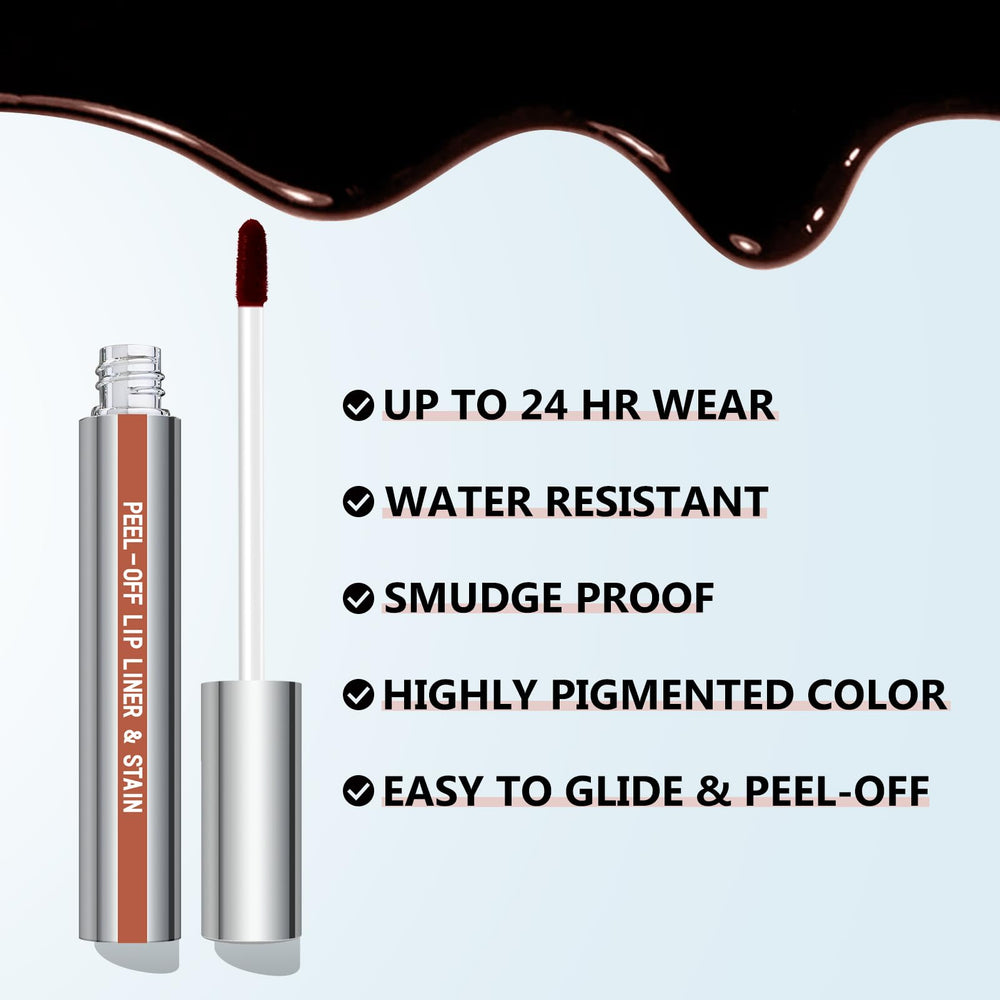 Cilrofelr lip liner application close-up demonstrating precise line