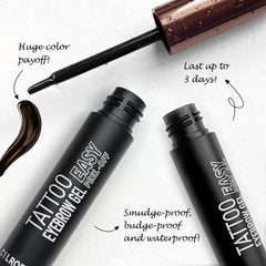 Cilrofelr tattoo peel eyebrow gel brush-tip enables precise control for natural-looking brows