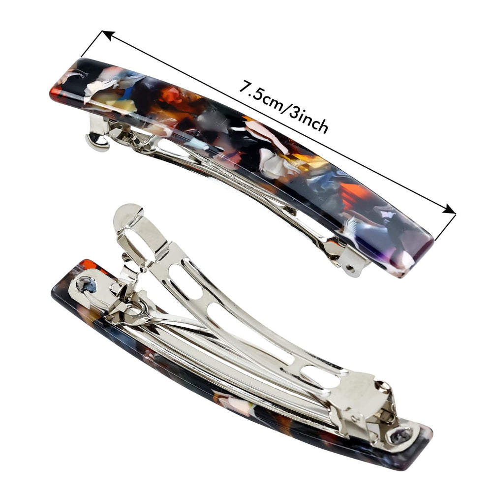 Cinaci barrette clip in khaki delivers subtle elegance for daily work.