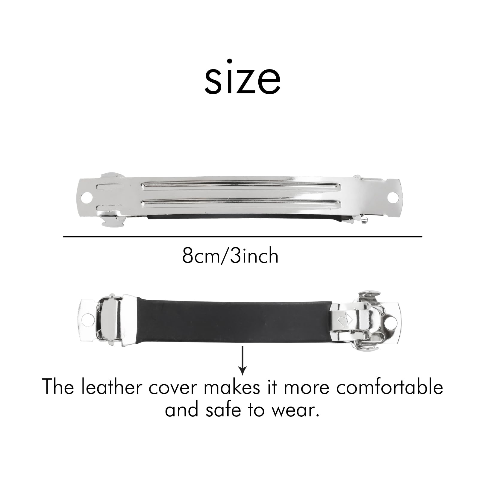 Cinaci barrette worn in hair showcasing versatile everyday wear.