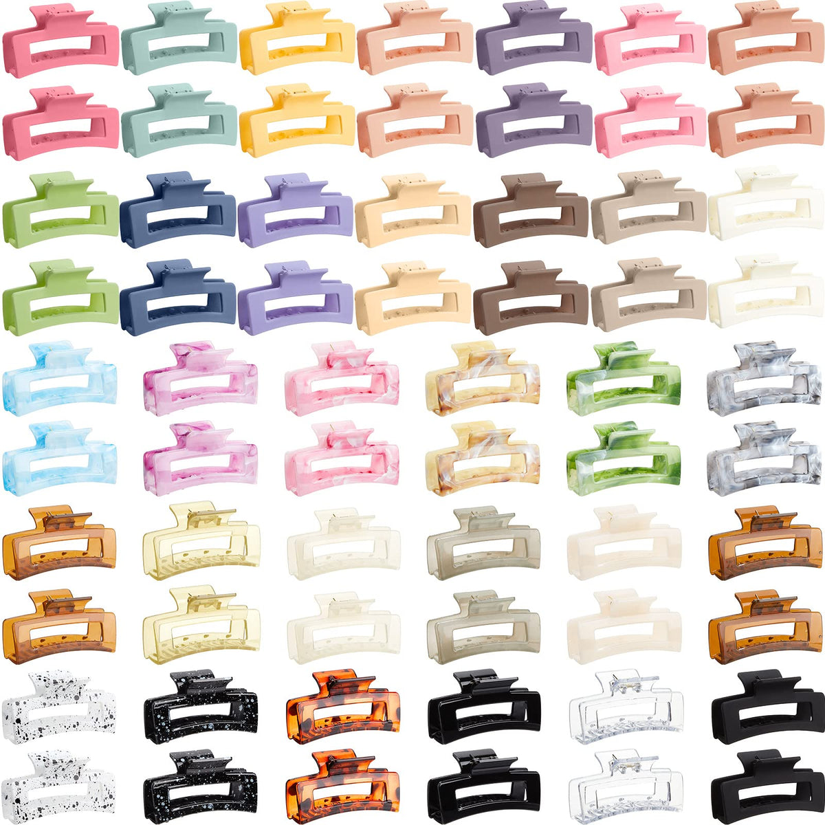 Cindeer 64pcs hair clips bulk for quick styling and organization