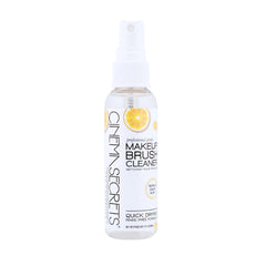 CINEMA SECRETS brush-cleaner spray bottle demonstrates quick-dry action for brushes.