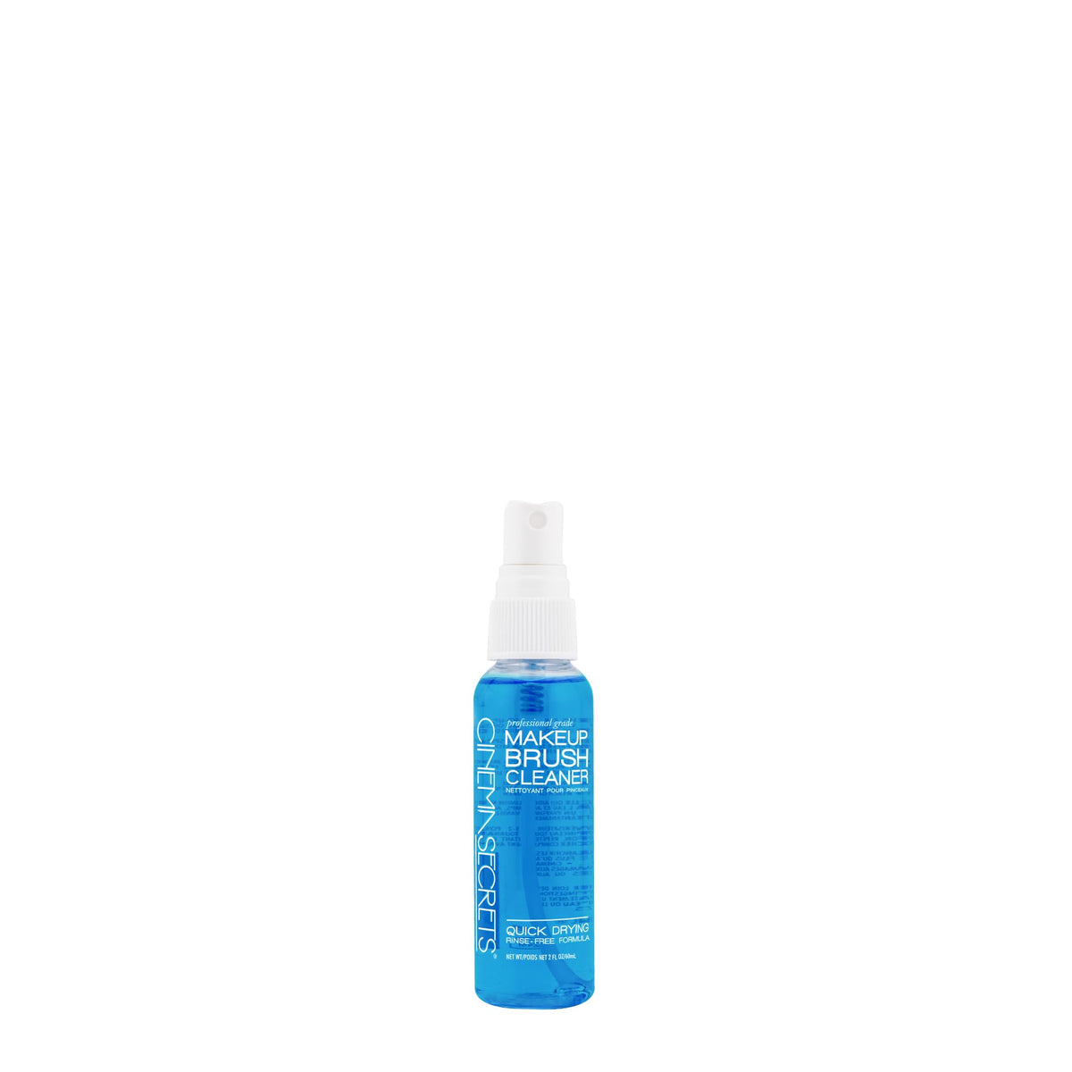 Cinema Secrets original blue vanilla bottle for professional brush cleaning