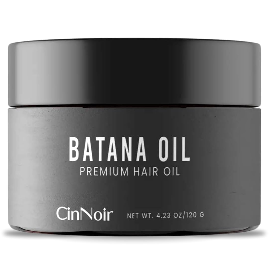 CinNoir Dr Sebi Batana Oil bottle ready for daily use.