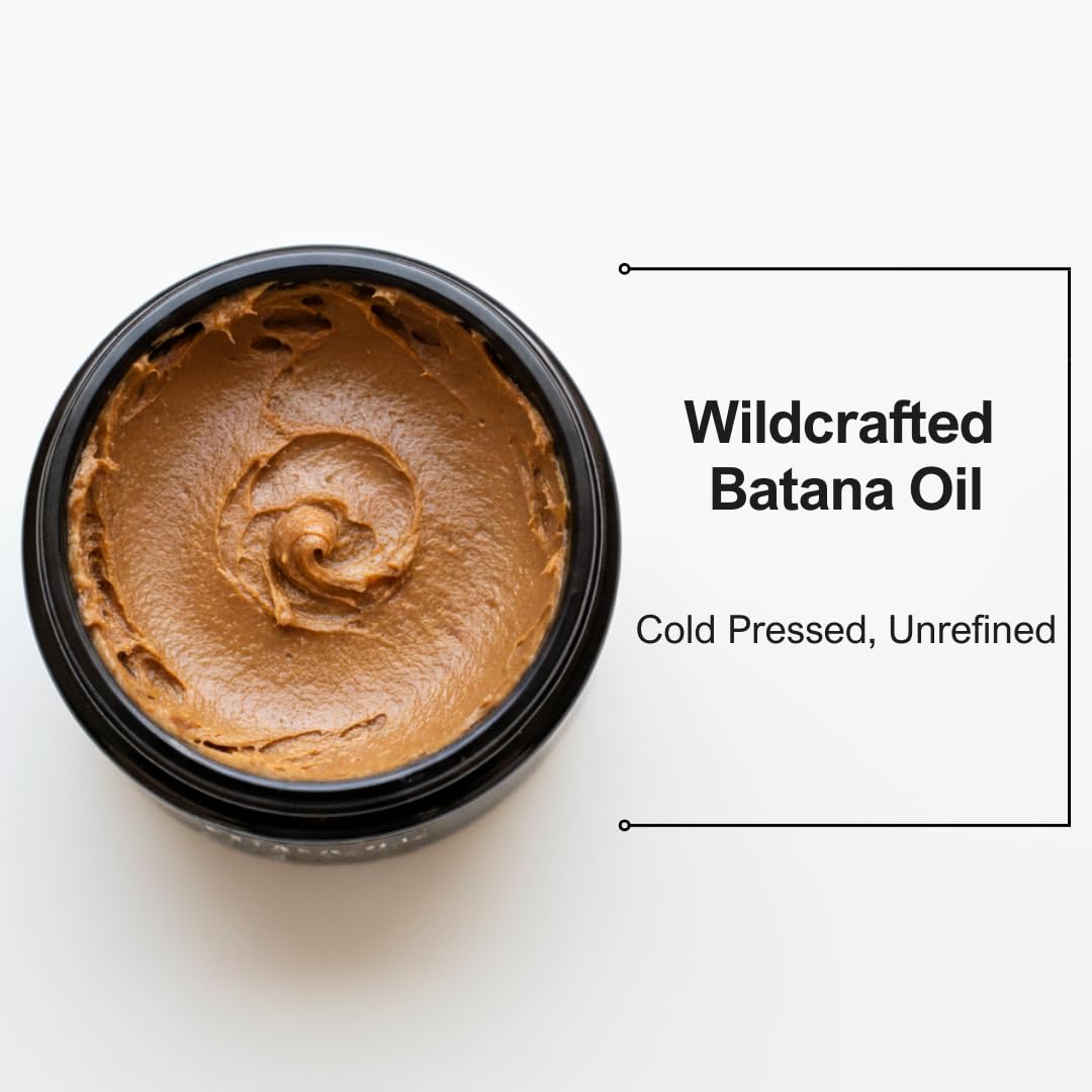 CinNoir Dr Sebi Batana Oil pour highlights quick absorption.